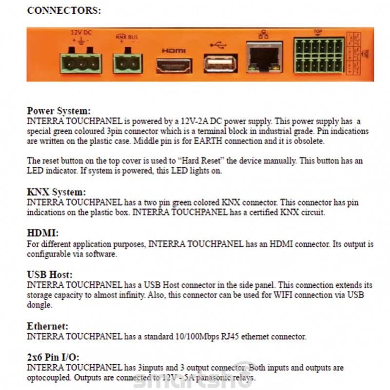 نمایشگر لمسی 10.1 اینچ اینترا کد ITR-110
