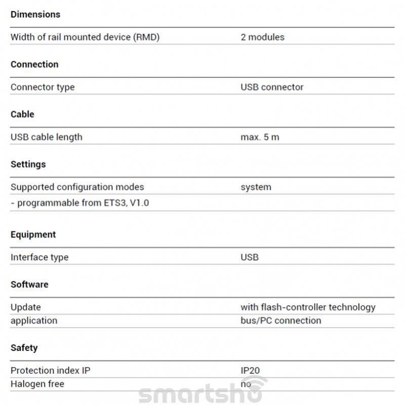 رابط USB به Hager KNX کد TH101