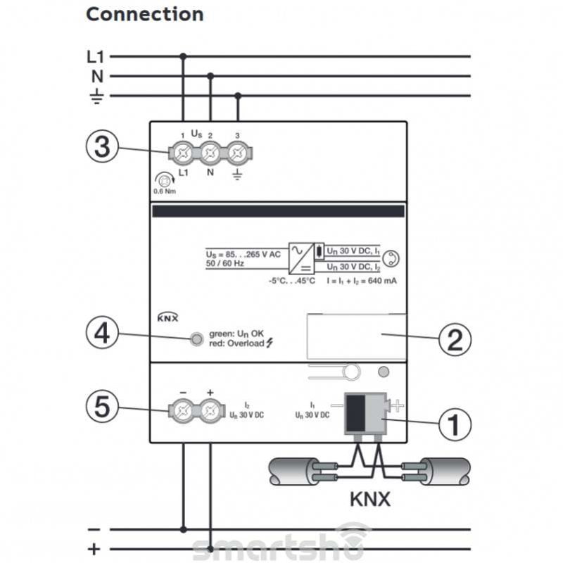 منبع تغذیه 320 میلی آمپر ABB کد SV/S30.320.1.1