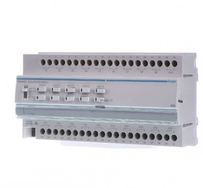 فعال ساز سوئیچ پرده برقی 20 کانال 16 آمپر Hager کد TXM620D
