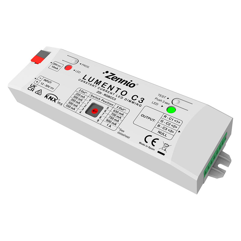 فعال ساز دیمر 3 کانال Zennio RGB کد ZDI-RGBCC3