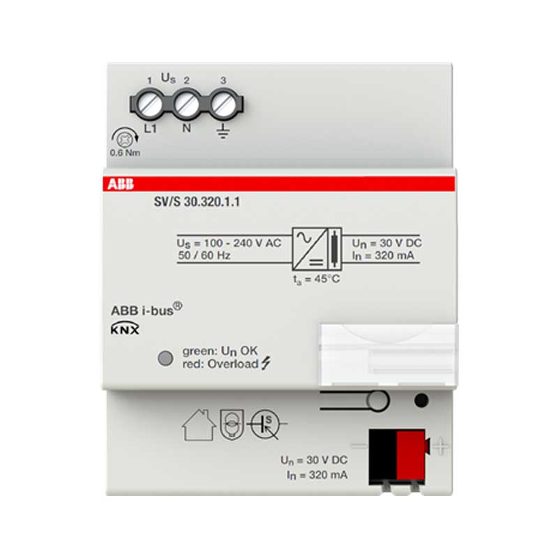 منبع تغذیه 320 میلی آمپر ABB کد SV/S30.320.1.1