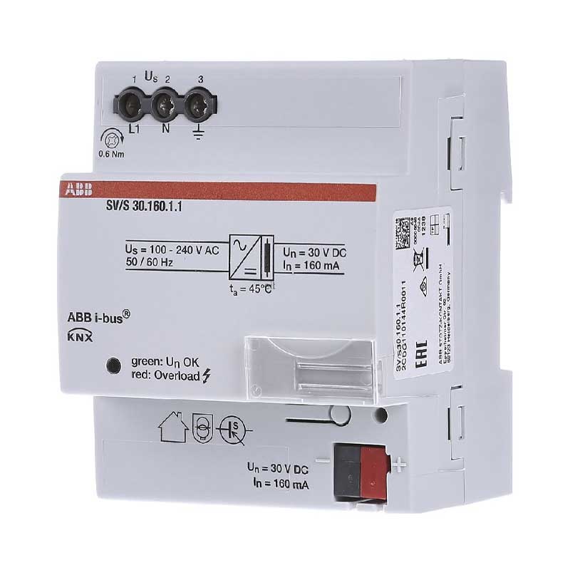 منبع تغذیه 160 میلی آمپر ABB کد SV/S 30.160.1.1